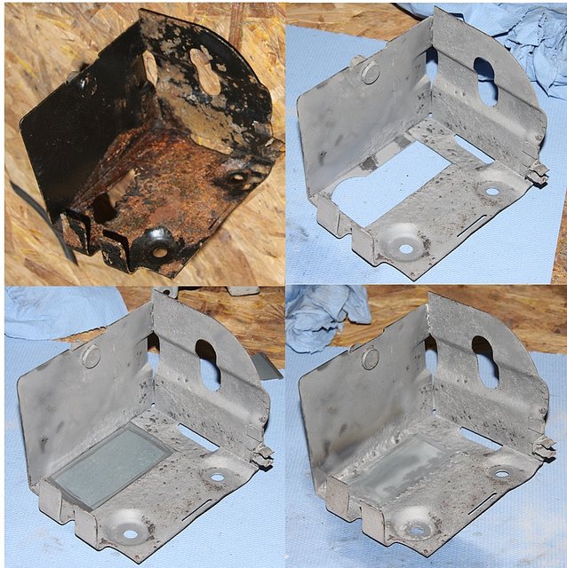 cors386.jpg (342.04 KiB) 58874 mal betrachtet Tankentlüftungsbehälterhaltebox (<- ^^) vorher, gestrahlt, Blech angepasst und geschweißt.