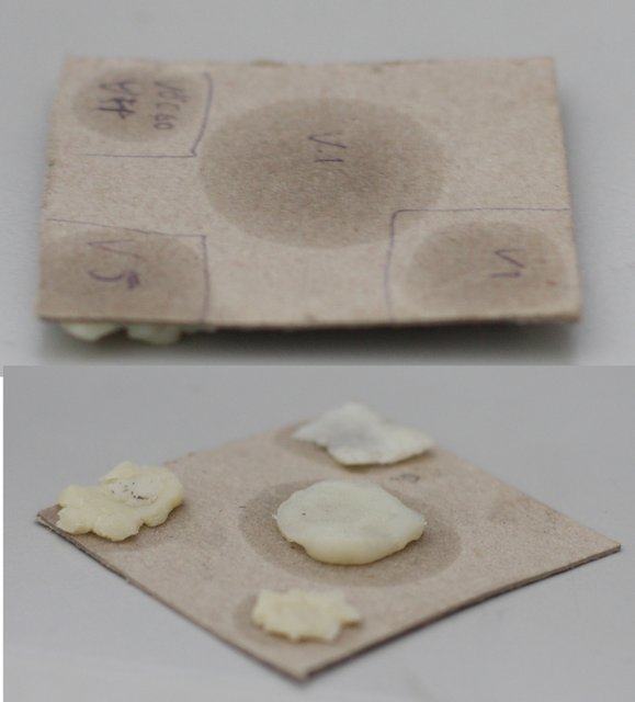 cors412.JPG (322.88 KiB) 24822 mal betrachtet Die Probestücke zum Test der Kriechfähigkeit des Hohlraumwachses.<br />Ab 20°C fängt das Wachs zu kriechen an. So reicht ein schoner sonniger Tag, damits eventuell entstandenem Rost die Basis nimmt.